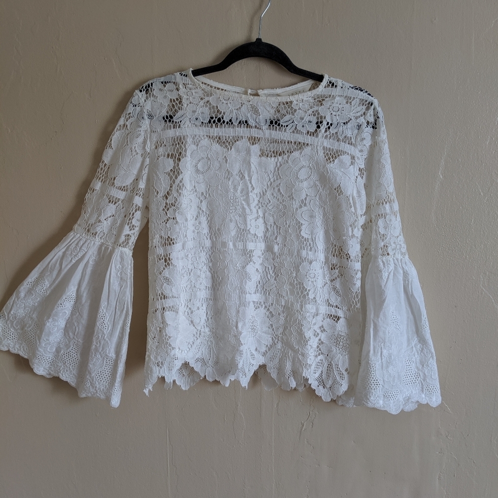 White Lace Blouse